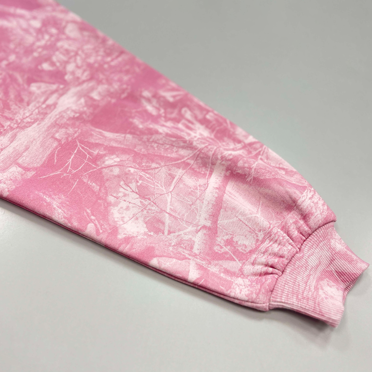 Heavyweight Pink Camo Fleece Hoodie - Premium Pullover Hooded Sweatshirt