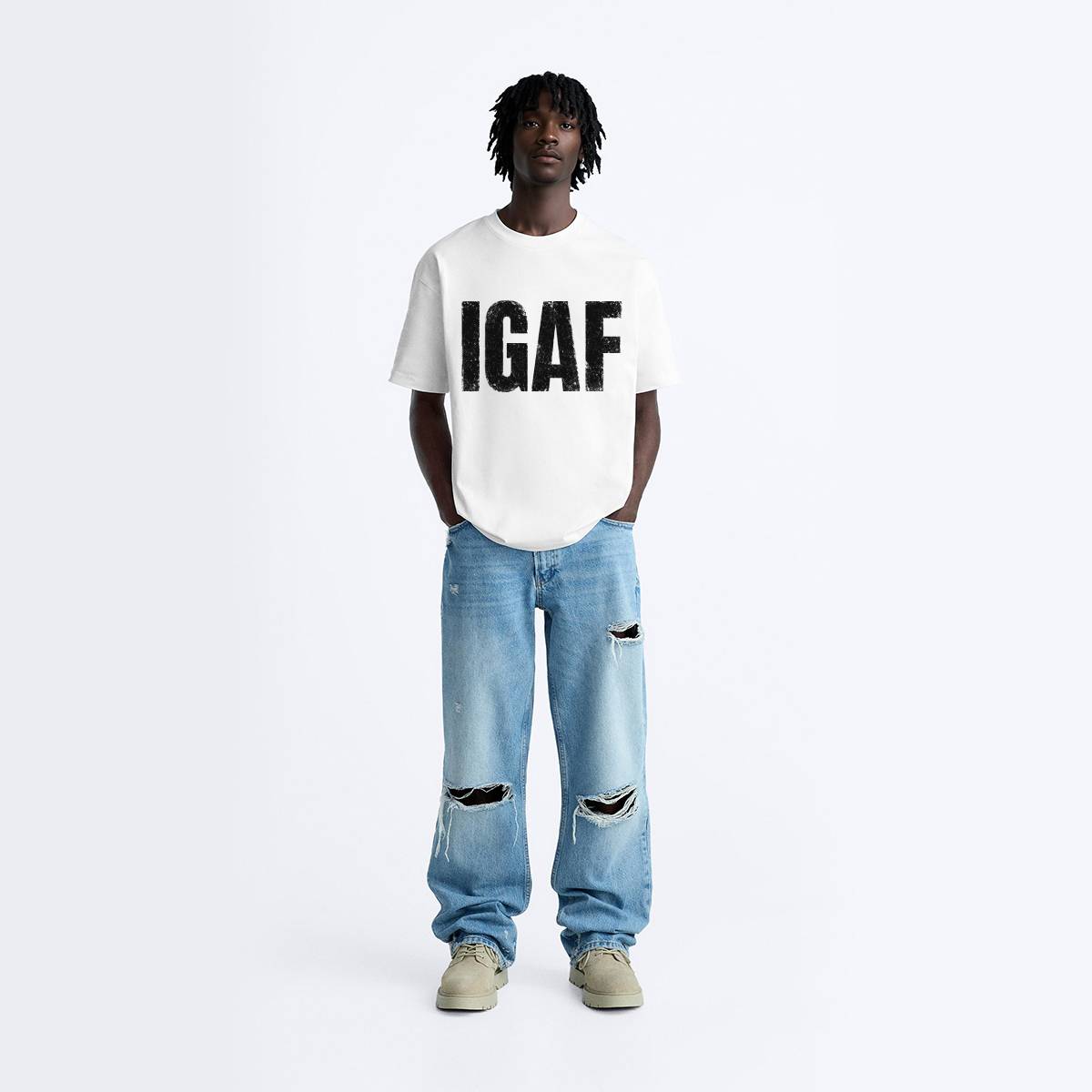 IGAF Relaxed Fit Graphic T-Shirt
