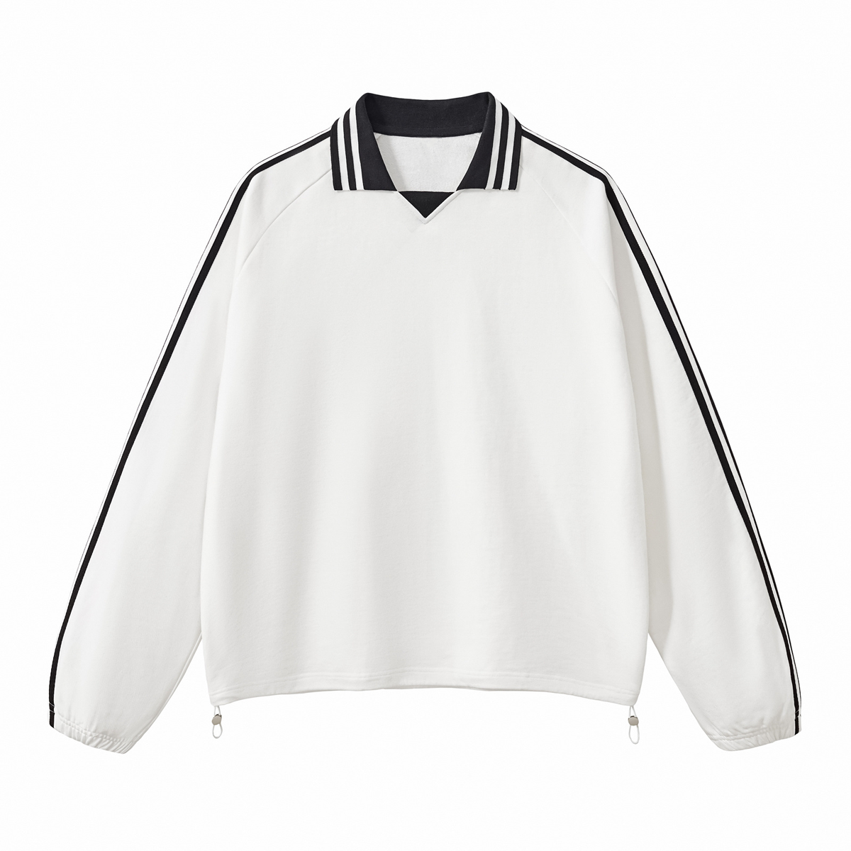 Loose-Fit Heavyweight Contrast Collar Sweatshirt