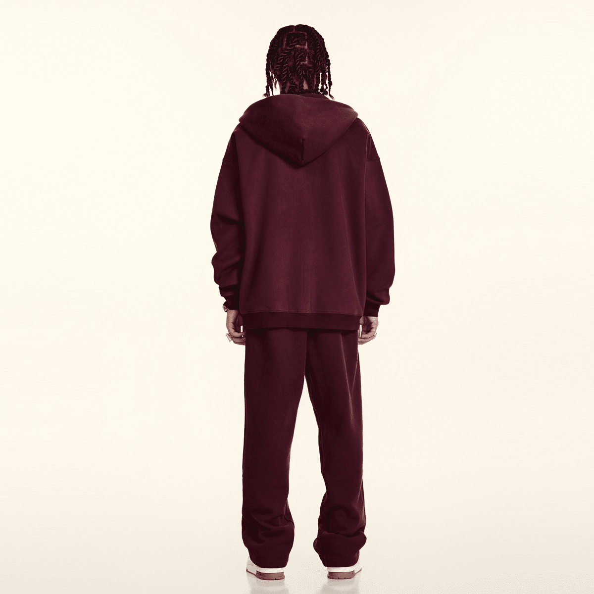 Heavyweight Fleece Zip-Up Oversized Hoodie - Casual Streetwear Zip Sweatshirt