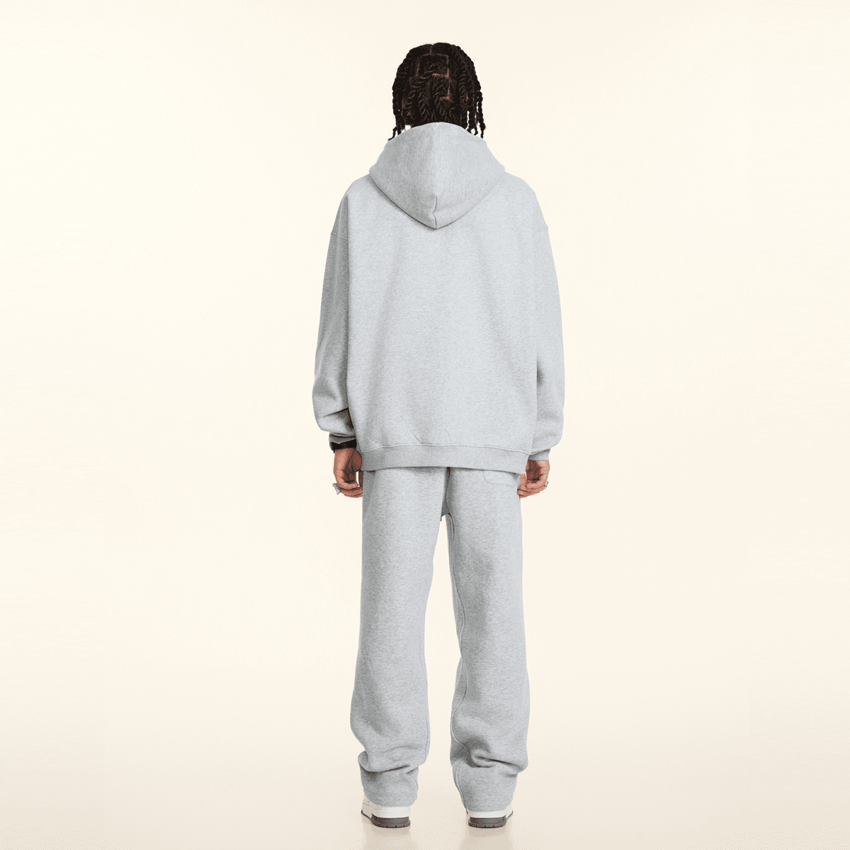Heavyweight Fleece Zip-Up Oversized Hoodie - Casual Streetwear Zip Sweatshirt