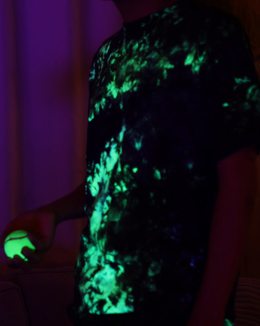 CRYSTAL DYED T-SHIRT Firefly (Fluorescent)