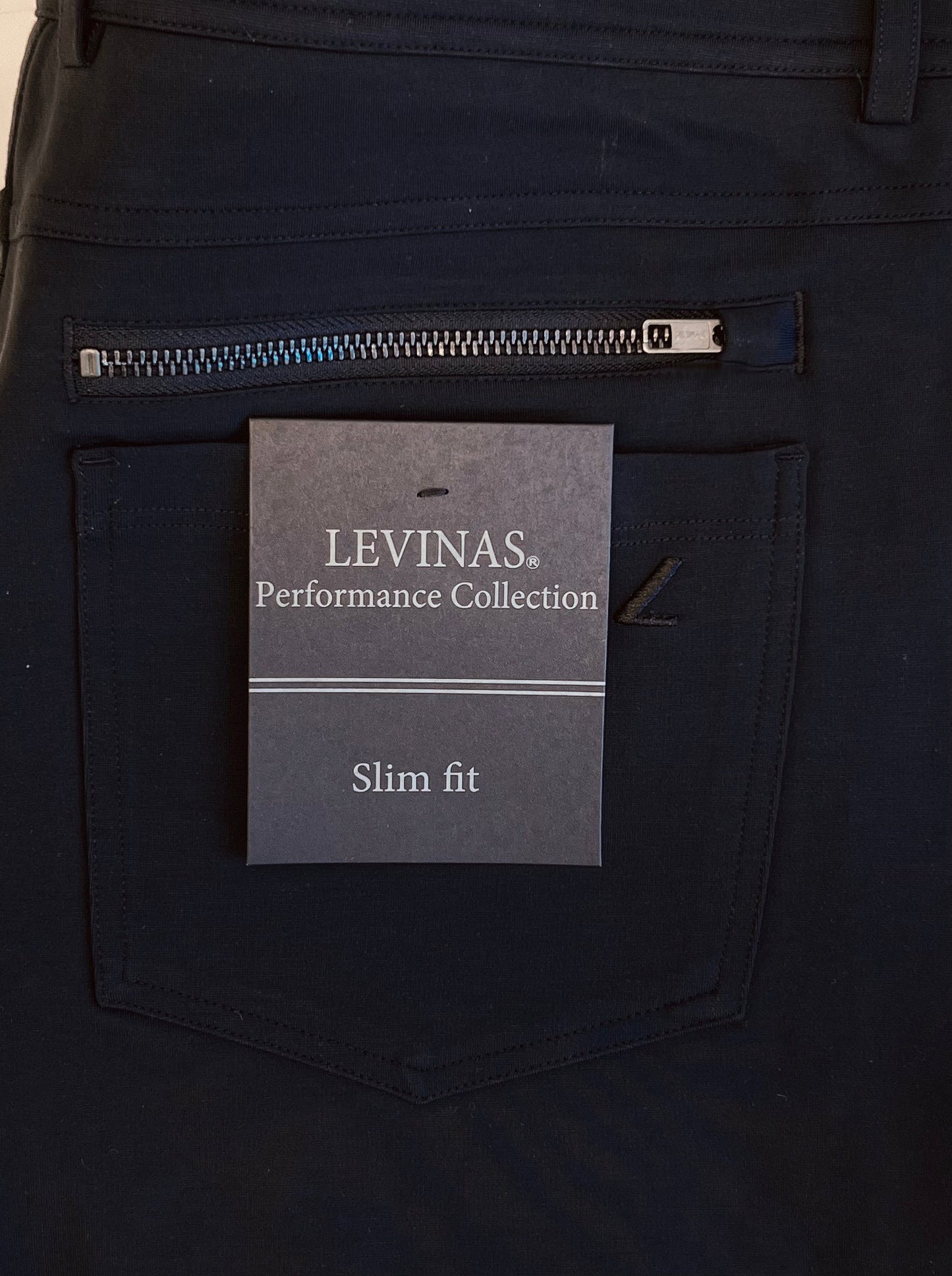 Super - Stretch Men's Chinos //Casual// Black - Performance Collection