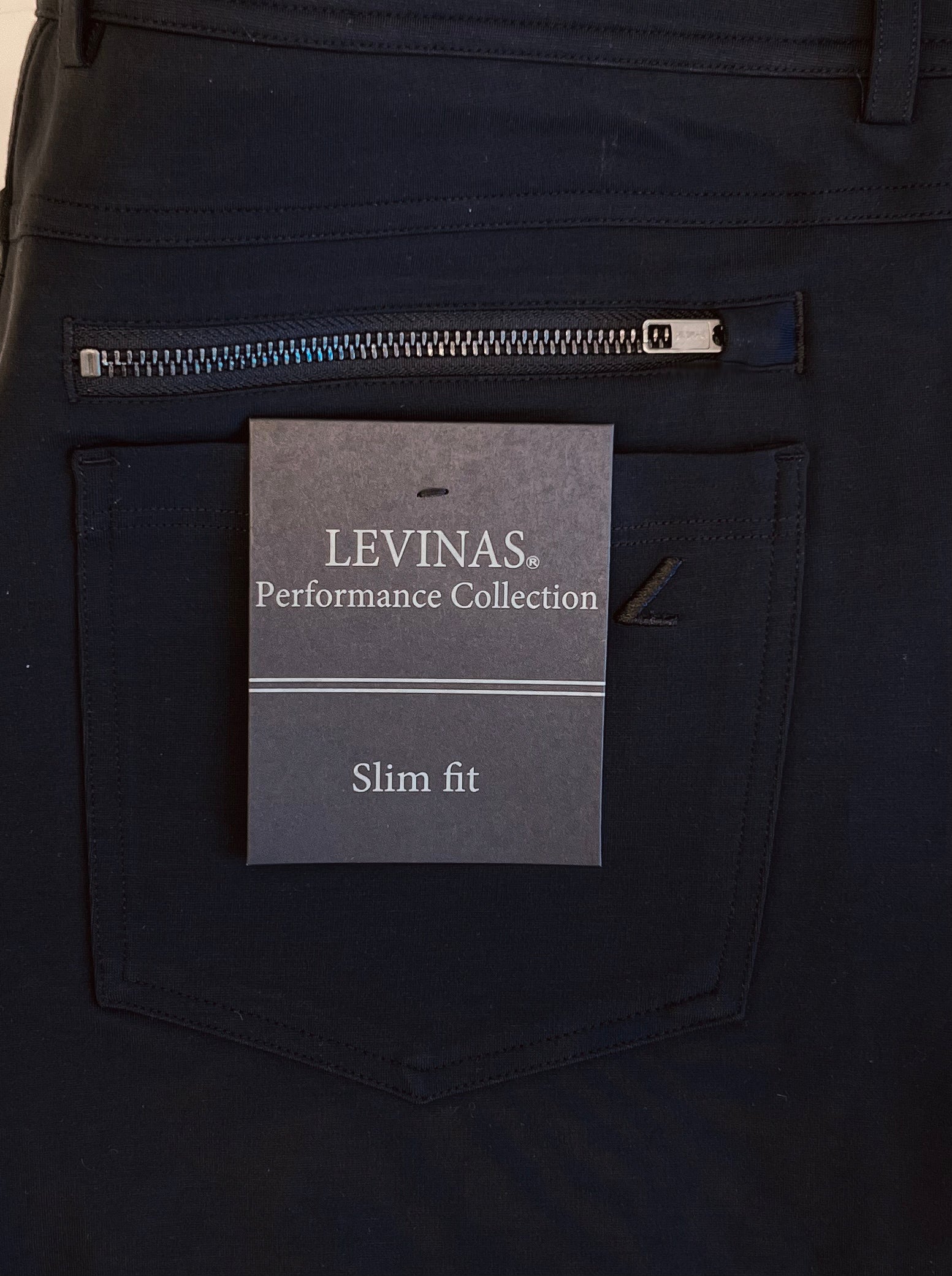 Super - Stretch Men's Chinos //Casual// Black - Performance Collection
