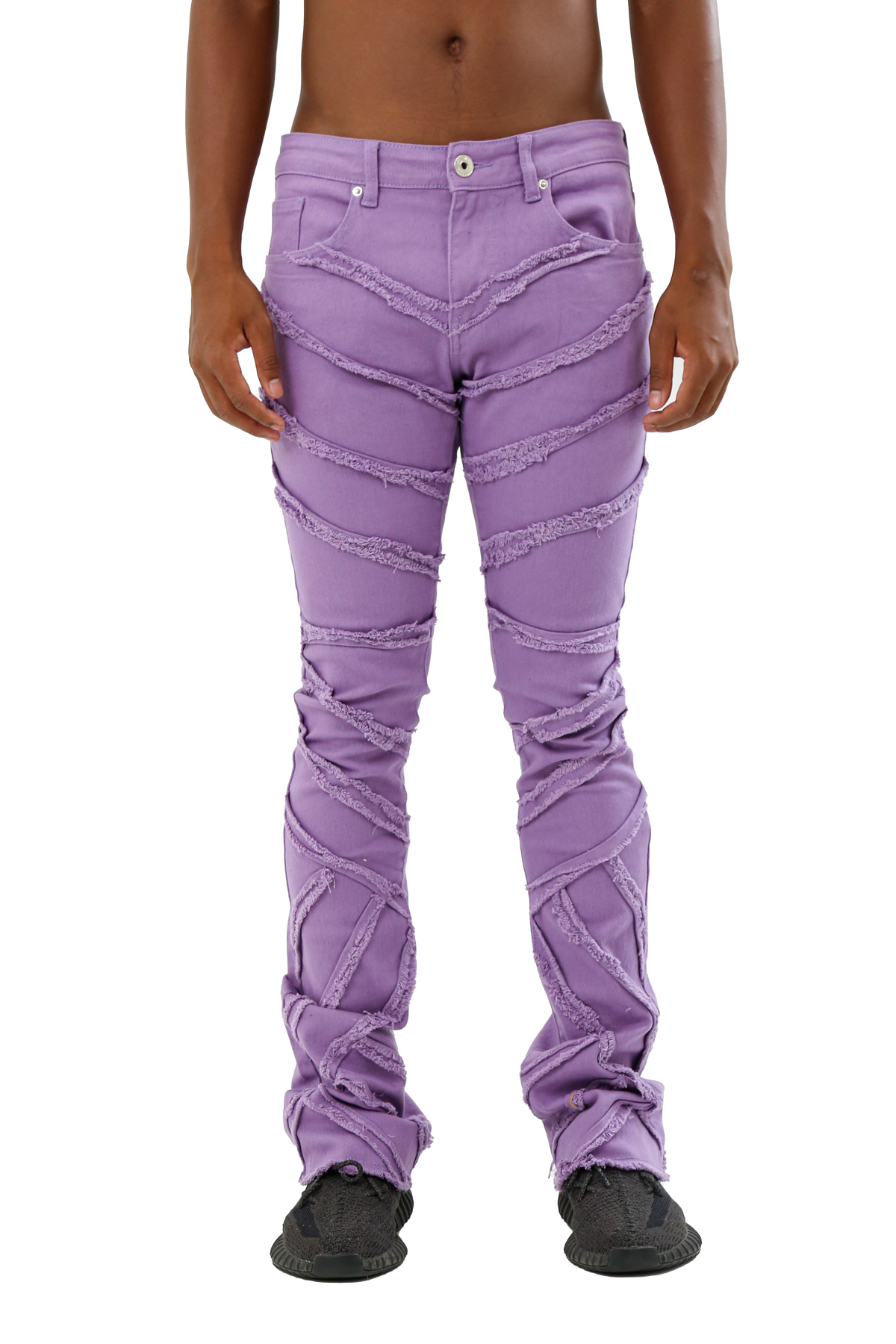 Shredded Distressed Skinny Jeans