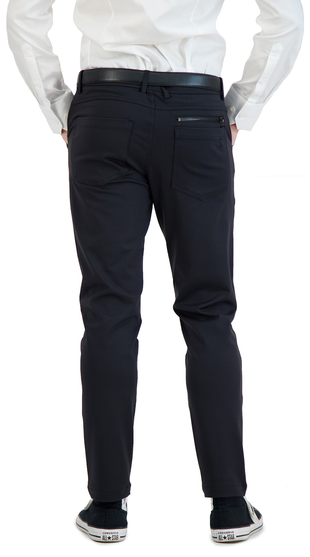 Super - Stretch Men's Chinos //Casual// Black - Performance Collection