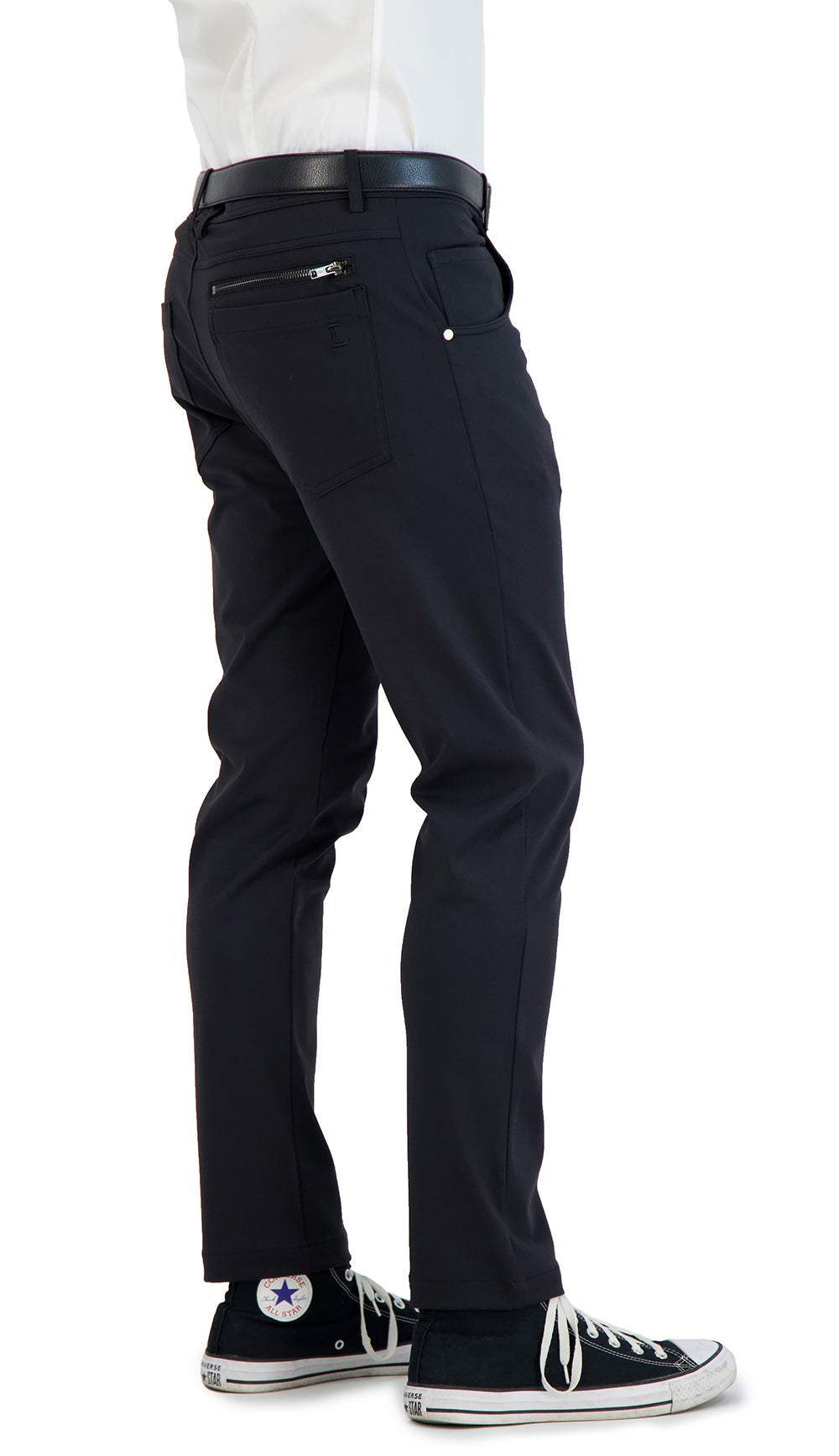 Super - Stretch Men's Chinos //Casual// Black - Performance Collection