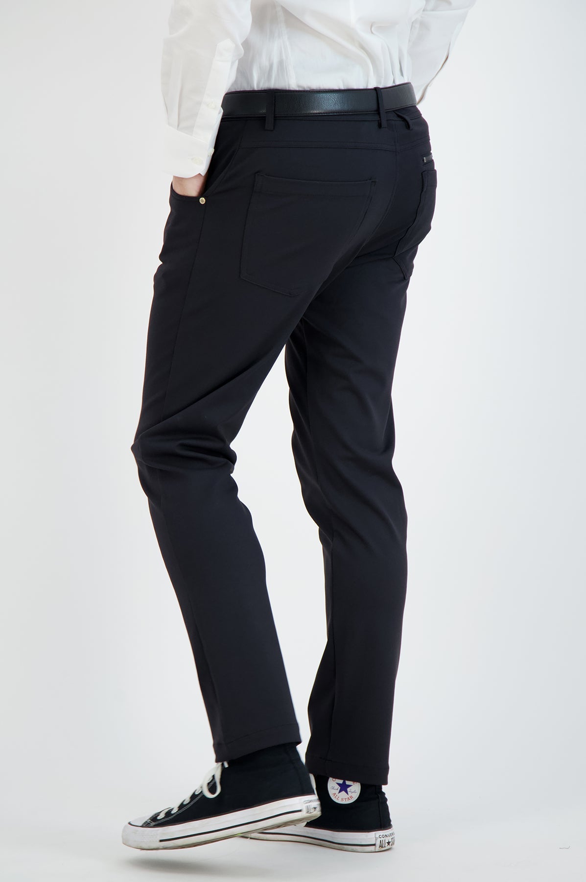 Super - Stretch Men's Chinos //Casual// Black - Performance Collection