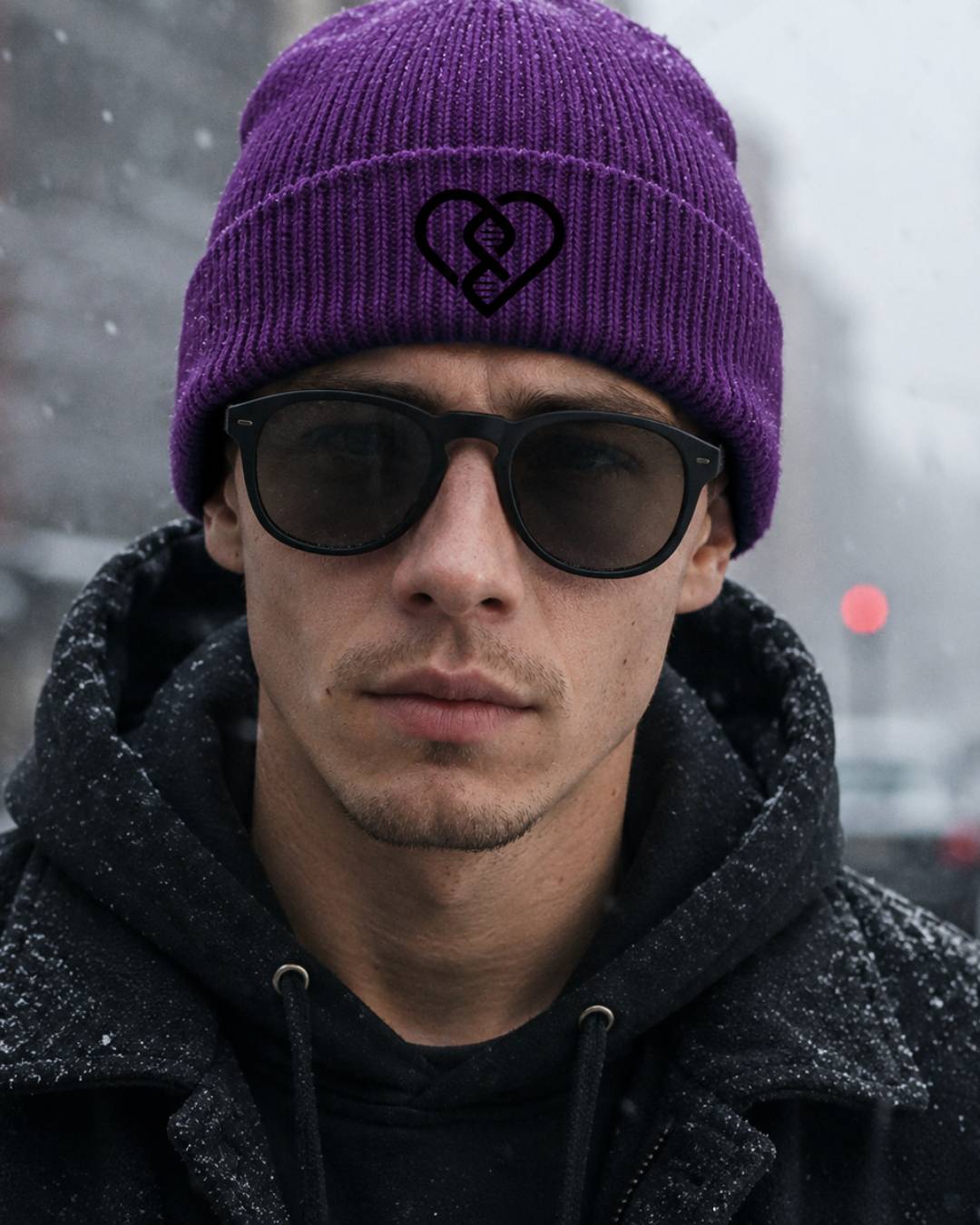 Thick Knit Beanie - Branded Winter Hat