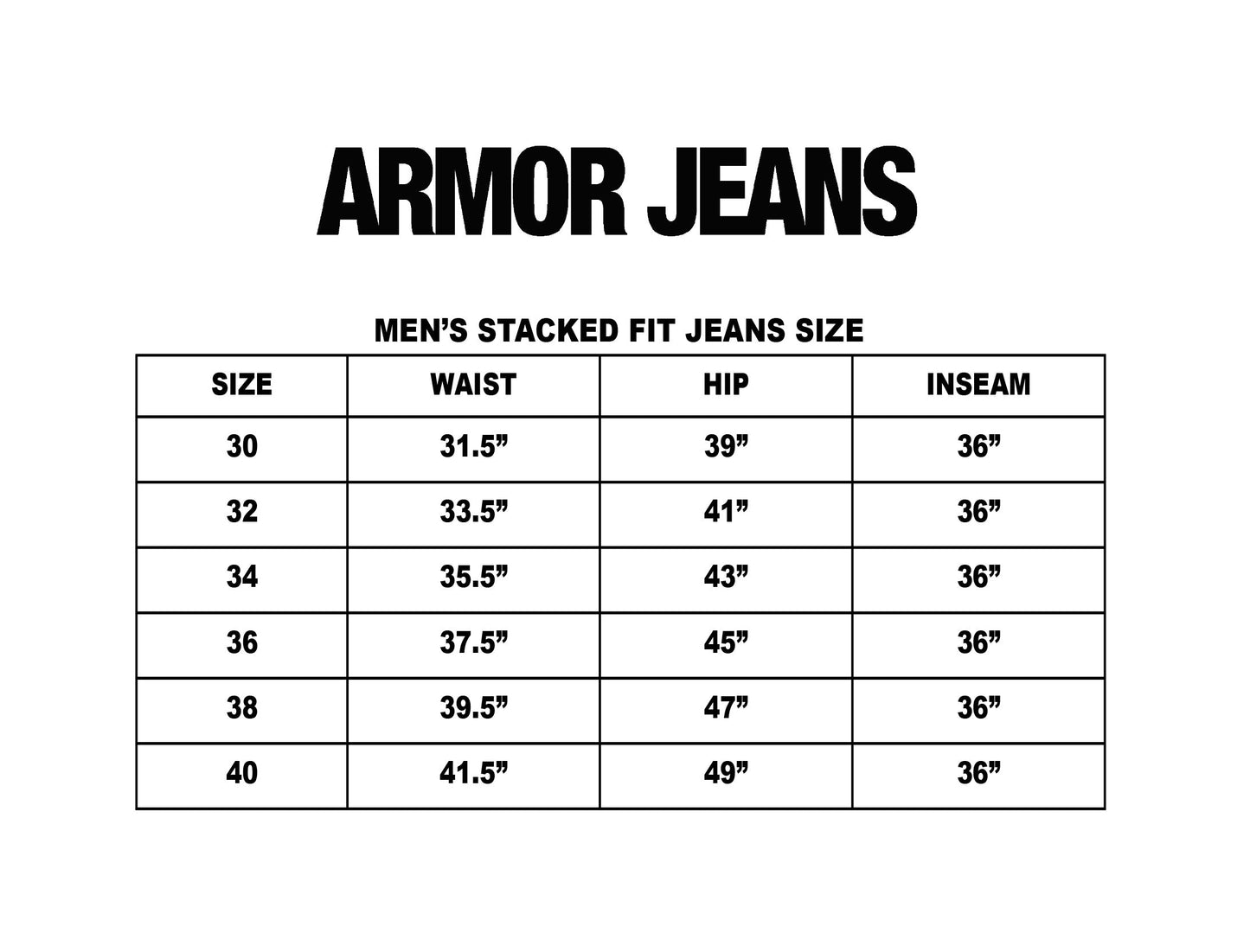 AJ24SK LIGHTNING STACKED JEANS