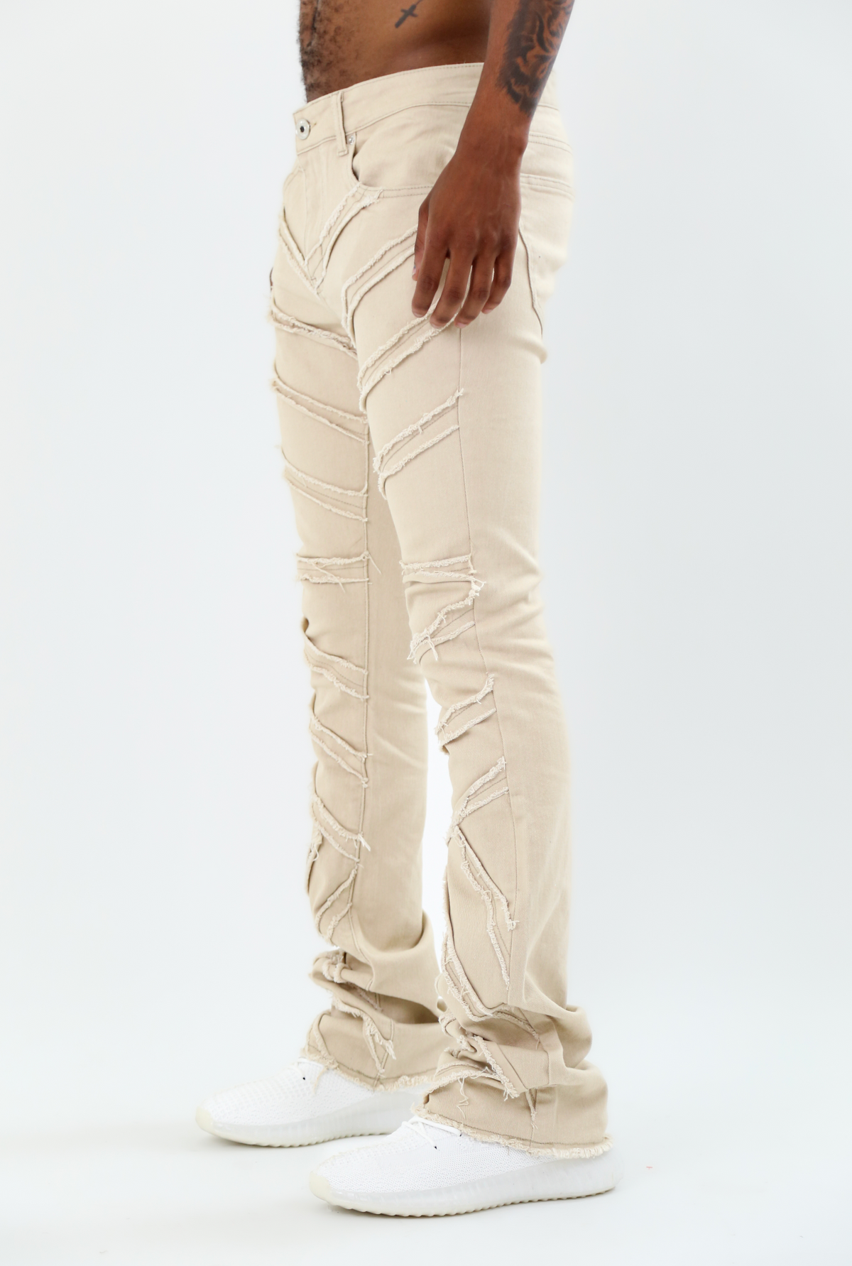 Shredded Distressed Skinny Jeans