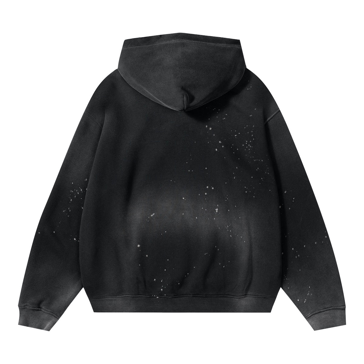 Heavyweight Vintage Wash Frayed Fleece Hoodie