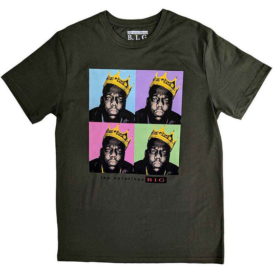 Biggie Smalls Crown Pop Art T-Shirt