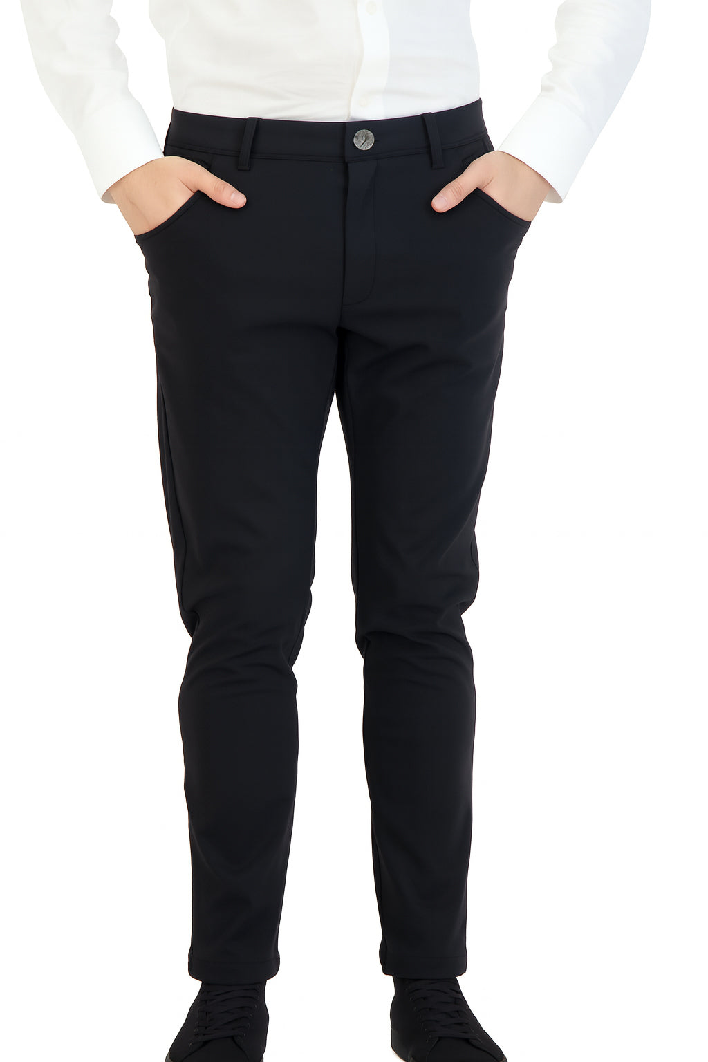 Super - Stretch Men's Chinos //Casual// Black - Performance Collection