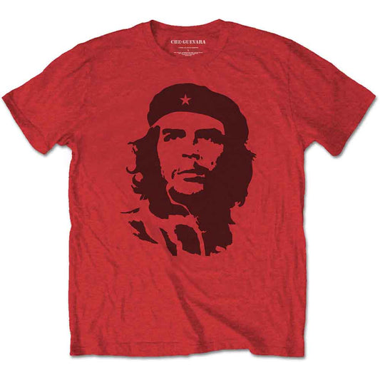 Che Guevara Black on Red T-Shirt