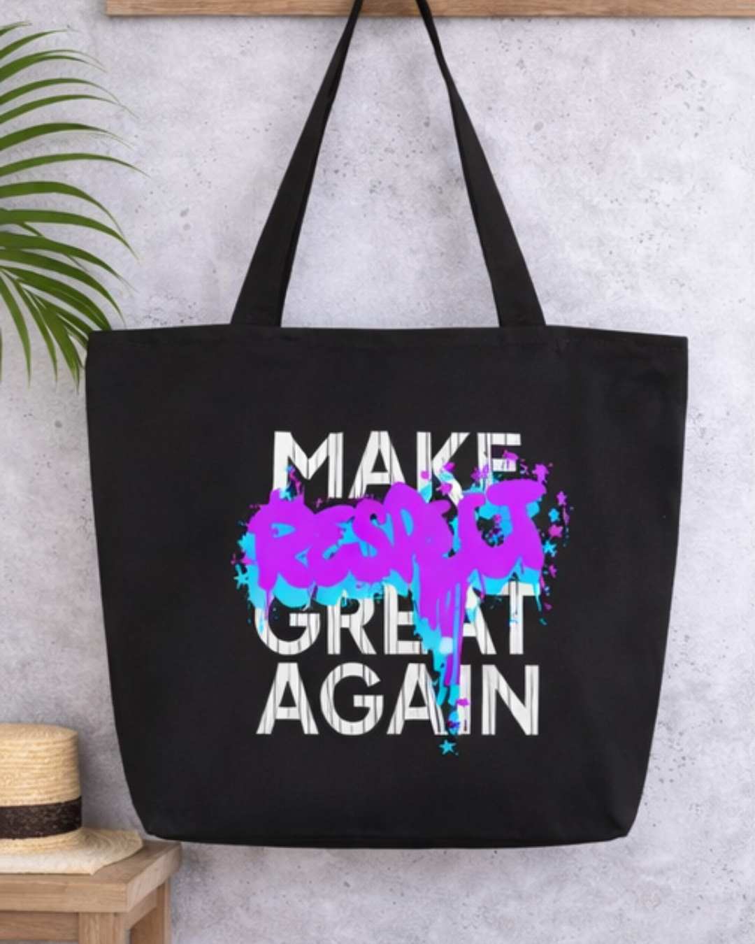 Make Respect Great Again Zippered Tote Bag