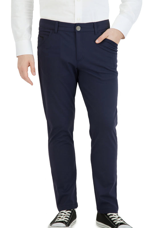 NEW & UPDATED Super - Stretch Men's Chinos //Casual// Navy - Performance Collection