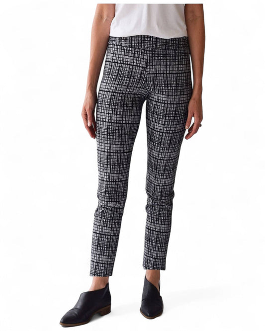 Pull on Pant - Black Bars