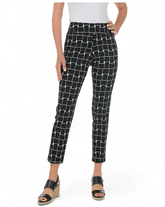 Pull on Pant - Black Cubed