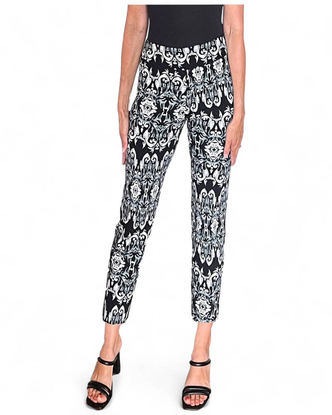Pull on Pant - Black Mosaic