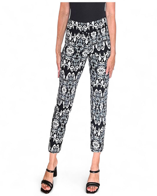 Pull on Pant - Black Mosaic