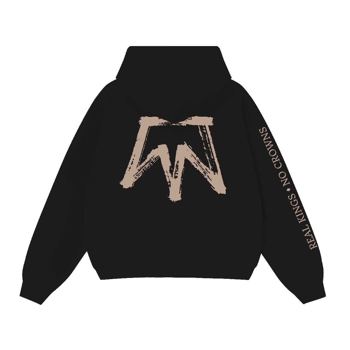 No Kings Inspired Zip Hoodie - Real Kings No Crowns