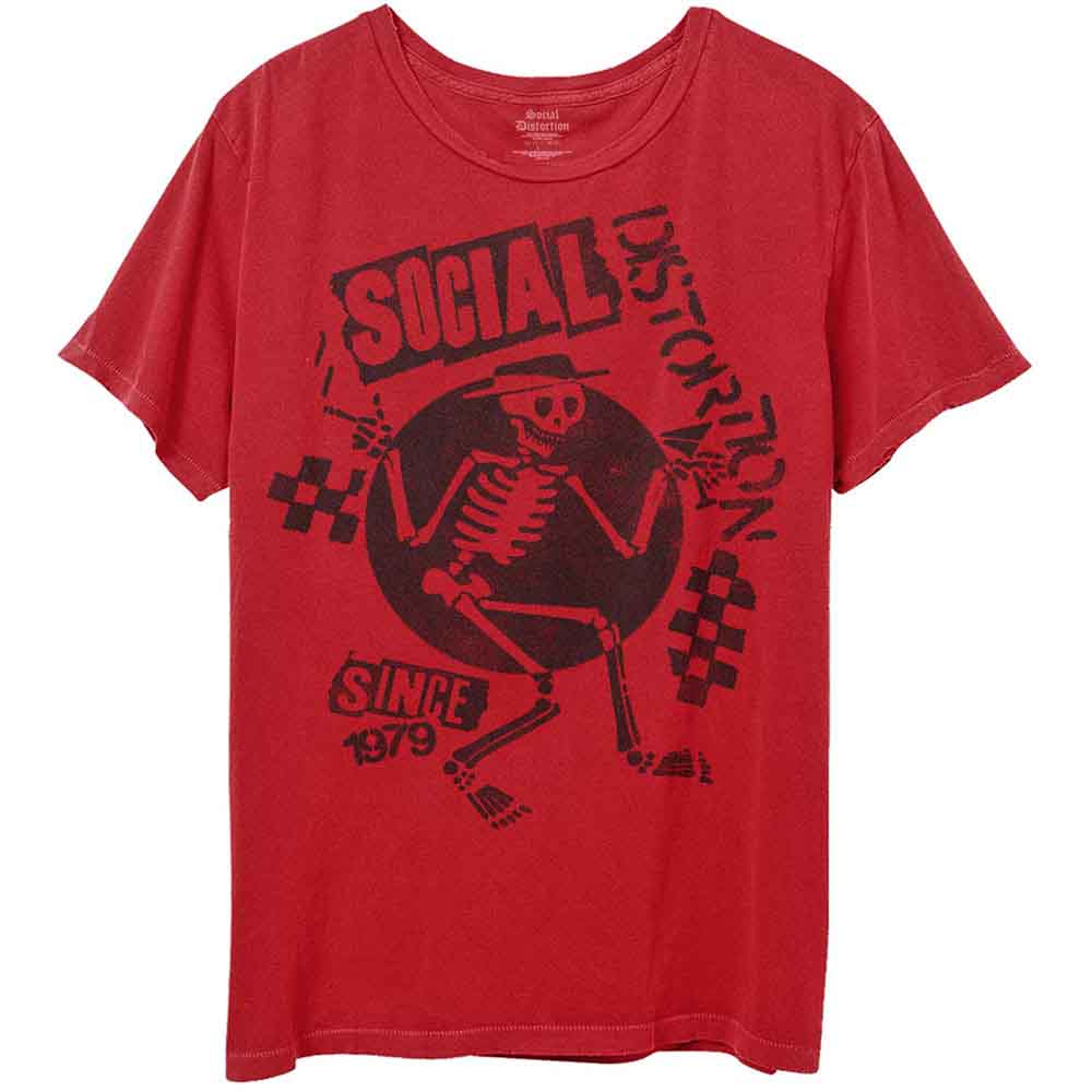 Social Distortion Speakeasy Checkerboard T-Shirt