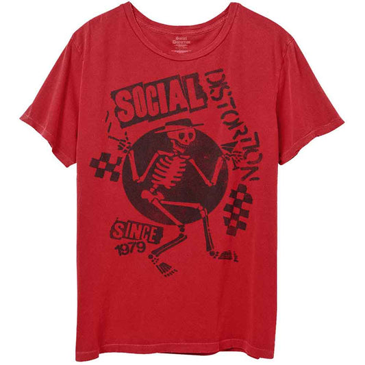 Social Distortion Speakeasy Checkerboard T-Shirt