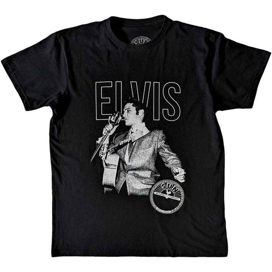 Elvis Live Portrait Sun Records T-Shirt