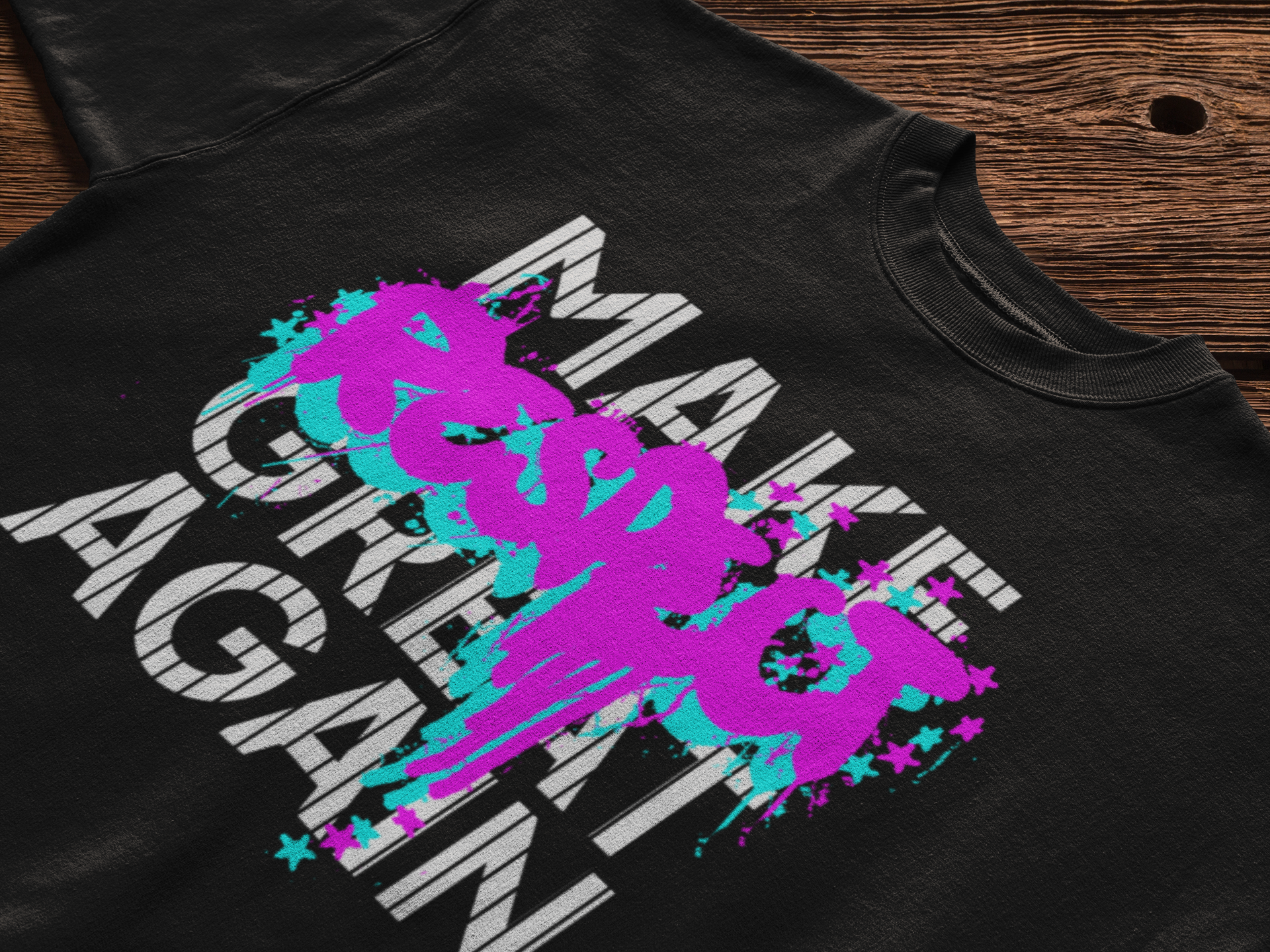 Make Respect Great Again Graffiti Paint-Splash Graphic Tee