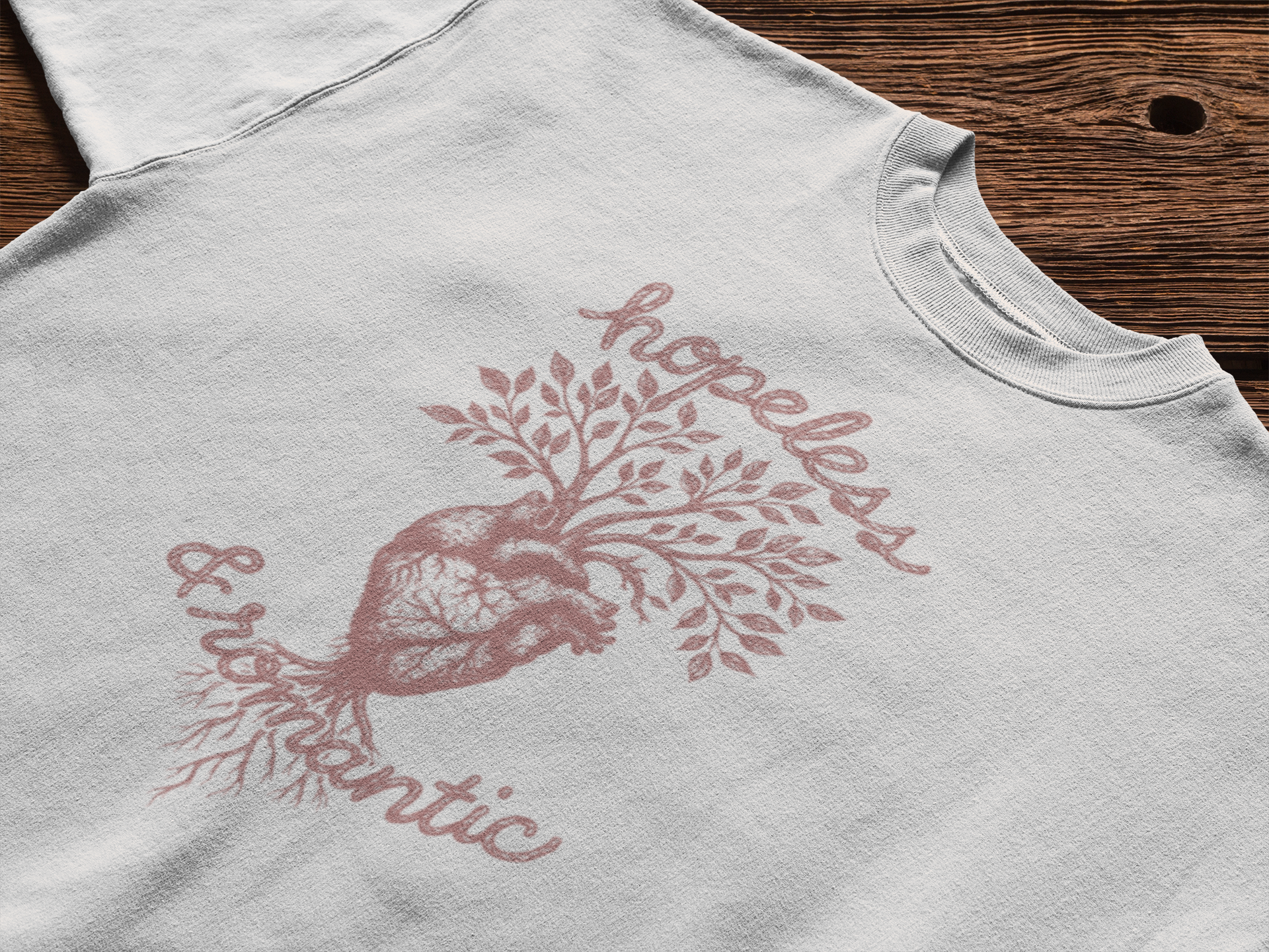 Emo T-Shirt 'Hopeless & Romantic'