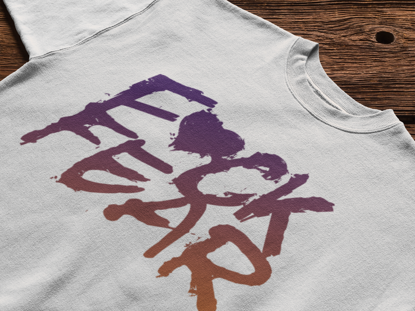 Heavyweight Loose-Fit Graphic T-Shirt - F Fear