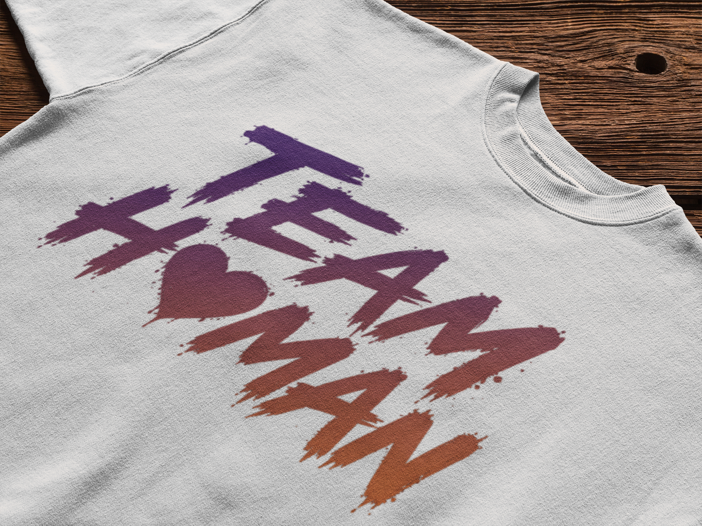 Heavyweight Loose-Fit Graphic T-Shirt - Team Human