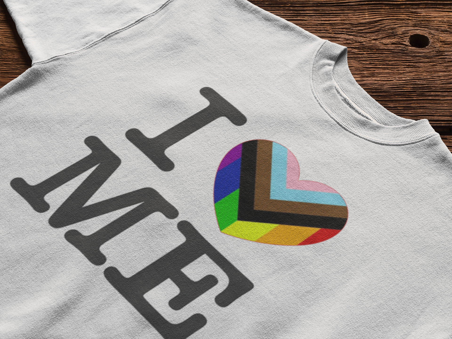I Heart ME Pride T-Shirt — Self-Love LGBTQ+ Ally Tee